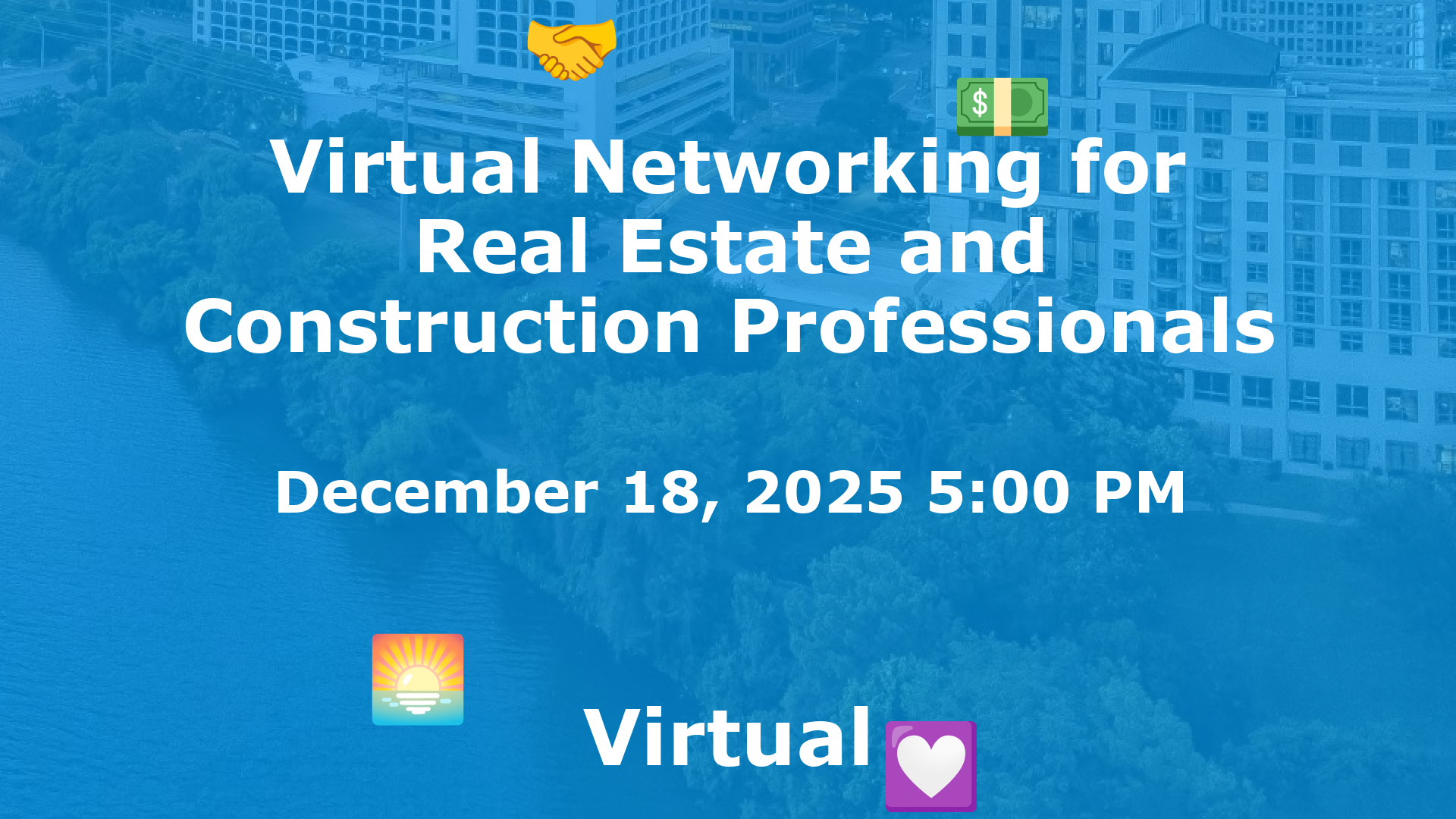 Virtual Networking for Real Estate and Construction Professionals event image